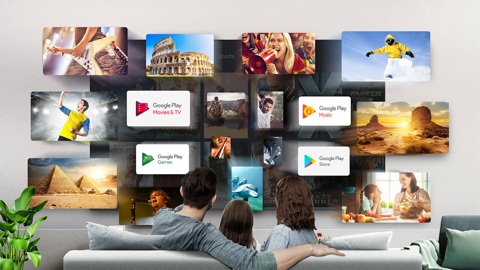 Comment Mettre Un Film En Plein écran Avec Le Clavier Téléviseur TCL P715 50" LED UHD 4K / Smart TV / ANDROID / Noir
